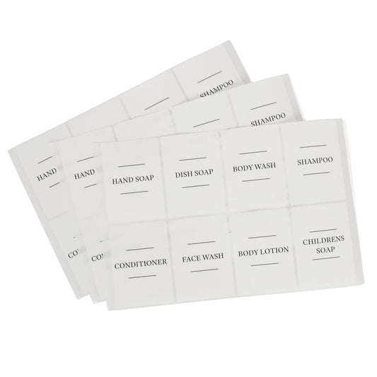 24pc Soap Dispenser Labels Set - Pack of 3