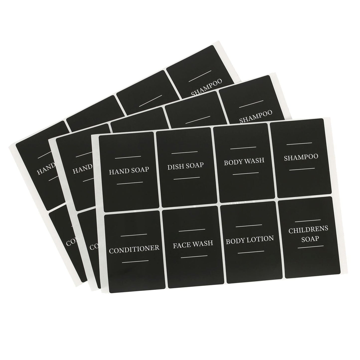24pc Soap Dispenser Labels Set - Pack of 3
