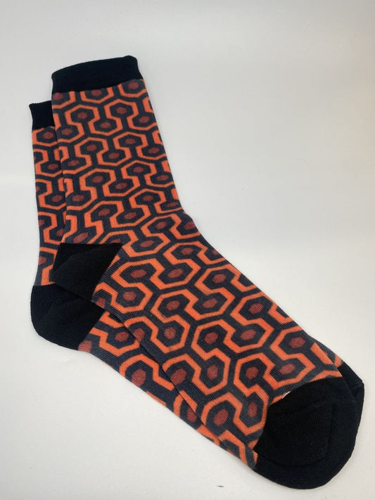 The Shining Overlook Hotel Carpet Socks